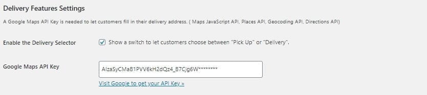 Insert Google Maps API Key