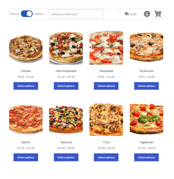shortcode foodonline_delivery